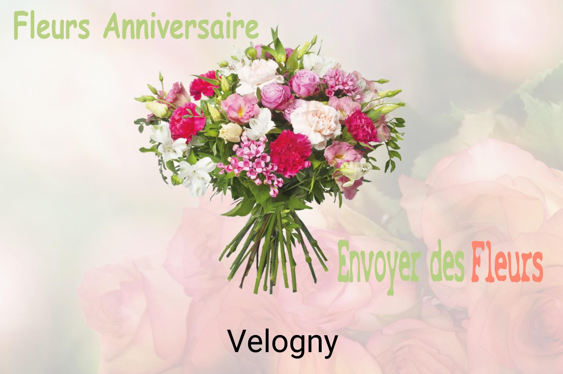 Bouquet de fleurs d’anniversaire livré à Velogny